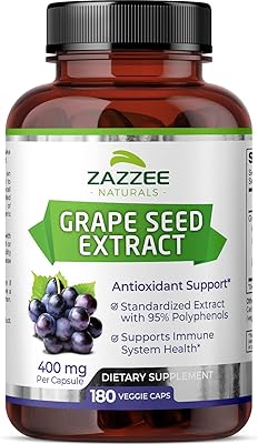 95 % de polyphénols puissants 50:1 extrait de pépins de raisin de zazi naturals, 180 capsules végétariennes (force de 20 000 mg, 400 mg par capsule). DIAYTAR COTE D'IVOIRE est une boutique en ligne généraliste qui propose une large gamme de produits avec plus de 300000 références. Elle est reconnue comme l'une des boutiques en ligne les plus populaires en Côte d'Ivoire. Elle offre une expérience d'achat conviviale et sécurisée.