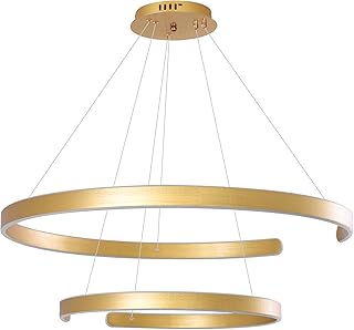 Suspension led moderne, lustre à 2 anneaux led à intensité variable, lustre contemporain à led à intensité variable, plafonnier à hauteur réglable, 99 w. La boutique en ligne DIAYTAR COTE D'IVOIRE se distingue par sa large offre de produits et son engagement à offrir un service client de haute qualité. Elle propose une expérience d'achat en ligne sécurisée et pratique, avec des options de paiement variées et une livraison rapide.