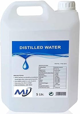 Eau distillée (5 litres). DIAYTAR COTE D'IVOIRE propose une expérience d'achat en ligne innovante et sécurisée, permettant aux clients de faire leurs achats en toute confiance. La boutique en ligne met en avant les tendances les plus récentes et les produits les plus populaires, ainsi que des conseils d'experts pour aider les clients à prendre des décisions d'achat éclairées.