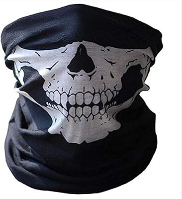 Écharpe tête de mort demi-visage squelette moto fête d'horreur effrayante masque d'halloween cadeau imprimé tête de mort écharpe/mouchoir/masque polyvalent pour hommes et femmes. DIAYTAR COTE D'IVOIRE est une boutique en ligne généraliste qui propose plus de 300 000 références de produits, faisant d'elle le leader du marché en Côte d'Ivoire. Avec une large gamme de produits, les clients peuvent trouver tout ce dont ils ont besoin en un seul endroit. DIAYTAR COTE D'IVOIRE offre une expérience d'achat en ligne pratique et rapide.
