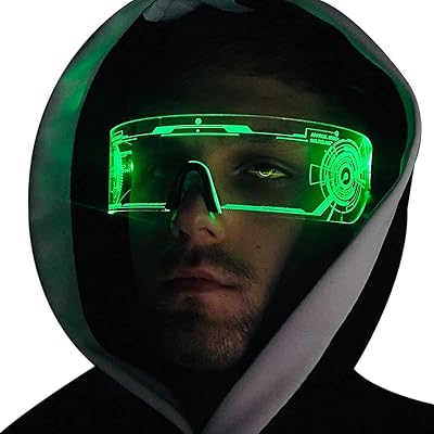 Lunettes led avec batterie, lumières clignotantes/fixes, qui brillent dans le noir, lunettes de fête futuristes. DIAYTAR COTE D'IVOIRE est la leader des boutiques en ligne en Côte d'Ivoire, proposant une grande variété de produits à des prix compétitifs. Elle offre une expérience d'achat en ligne simple et sécurisée, avec des options de paiement flexibles et des délais de livraison rapides. La boutique en ligne est connue pour sa qualité de service et sa fiabilité.