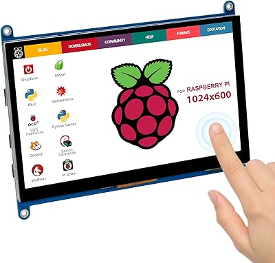 Écran tactile electro siren, écran 7 pouces raspberry pi 1024 x 600 ips