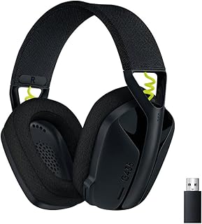 Casque de jeu bluetooth sans fil logitech lightspeed, g435 - ultra léger 165