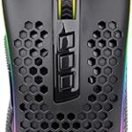 Souris de jeu rvb légère redragon m988 storm, corps léger en nid d'abeille