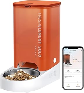 Mangeoire automatique wifi pour chat petkit, contrôle par application pour l'alimentation et le moniteur