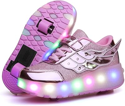 Baskets légères ufatansy uforme pour enfants, baskets lumineuses à led, simple roue, double