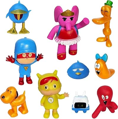 Oblrxm ensemble de mini figurines pocoyo, 10 mini figurines d'action, figurine little p youyou, décoration de cupcakes, mini figurines de dessins animés, jouets pour décoration de gâteau, cadeau d'anniversaire. DIAYTAR COTE D'IVOIRE est une boutique en ligne généraliste qui propose plus de 300000 références de produits de toutes sortes, faisant d'elle le leader du commerce électronique en Côte d'Ivoire. Avec une large gamme de produits, les clients peuvent trouver tout ce dont ils ont besoin sur une seule plateforme. La boutique offre une expérience d'achat en ligne pratique et sécurisée.