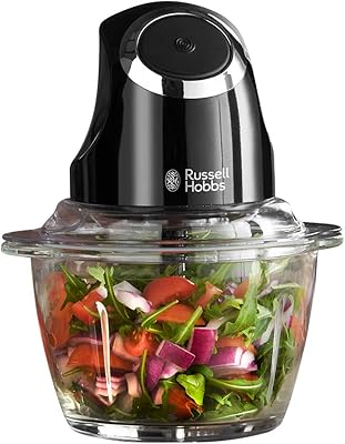Russell hobbs matt desire mini coupe-légumes, noir, 24662, garantie 2 ans