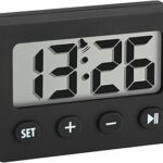 Réveil numérique selva avec minuterie et chronomètre petit compact facile à
