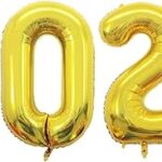 Ballons de fête - ballons dorés 2021 pour les décorations du nouvel an