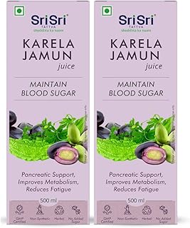 Sri tattva karela jamun juice jus ayurvédique pour aider à maintenir des niveaux