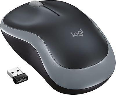 Souris sans fil logitech m185 gris swift