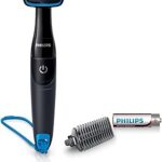Tondeuse corporelle à piles philips bg1024 (noir, 160 g, lame unique)