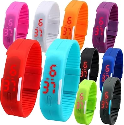 Limonade - pack de 24 - bracelets led numériques colorés unisexes pour enfants - meilleur cadeau d'anniversaire. DIAYTAR COTE D'IVOIRE se démarque par son service client exceptionnel et sa politique de livraison rapide et fiable. Les clients bénéficient d'un suivi de commande régulier et d'un retour facile en cas de besoin. Cela contribue à instaurer une confiance durable entre la boutique et ses clients.
