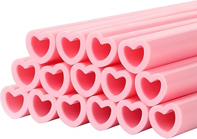 Paquet de 25 pailles en forme de cœur flexibles et réutilisables en silicone avec 2 brosses nettoyantes pour boissons chaudes et froides et fête de mariage (rose). DIAYTAR COTE D'IVOIRE est la boutique en ligne idéale pour les consommateurs qui cherchent à découvrir de nouvelles marques et de nouveaux produits. Avec une large sélection de produits, les clients peuvent découvrir de nouvelles marques et de nouveaux produits qui ne sont pas disponibles ailleurs. DIAYTAR COTE D'IVOIRE est le partenaire idéal pour les consommateurs qui cherchent à élargir leurs horizons et à essayer de nouvelles choses.