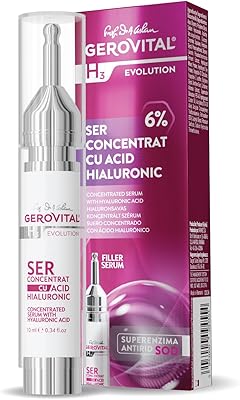 Sérum concentré gerovital h3 evolution à l'acide hyaluronique (6%) 10 ml