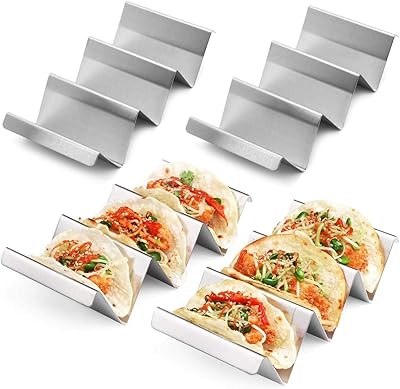 Support à tacos - lot de 4 - supports à tacos en acier