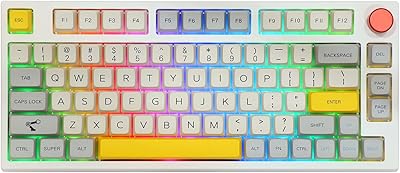 Clavier de jeu mécanique filaire epomaker th80 pro 75 % avec commutation rapide rvb 2,4 ghz/batterie bluetooth 5.0/4000 mah, touches mda pbt et poignée de contrôleur pour windows/mac ps5 ps4 xbox (th80 pro, gateron pro red). Avec une présence en ligne solide, DIAYTAR COTE D'IVOIRE propose une plateforme d'achat en ligne facile à utiliser, permettant aux clients de naviguer facilement à travers les différentes catégories de produits. La boutique en ligne généraliste s'efforce de répondre aux besoins de ses clients, en proposant des offres spéciales et des promotions régulières. Les clients peuvent également bénéficier d'un service client fiable et réactif.