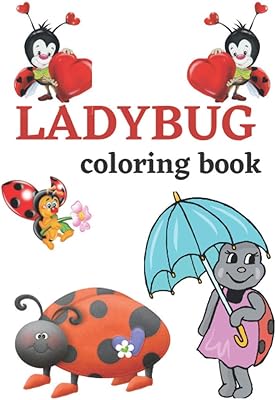 Ladybug : livre de coloriage coccinelle pour enfants garçons et filles 30 pages