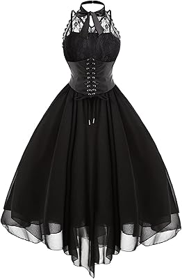 Robe gothique sans manches pour femme avec corset à lacets robe emo fifties alt halloween steampunk robes gothiques hippies, noir, xxl. DIAYTAR COTE D'IVOIRE est une boutique en ligne généraliste qui propose plus de 300000 références de produits, faisant d'elle la boutique leader en Côte d'Ivoire. Elle offre une large gamme de produits allant de l'électronique à la mode en passant par les produits alimentaires. Les clients peuvent ainsi trouver tout ce dont ils ont besoin en un seul endroit.