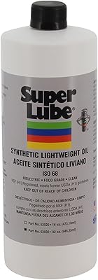 Huile synthétique super lube 52030 sans ptfe, légère à faible viscosité, bouteille de 1 litre, translucide. DIAYTAR COTE D'IVOIRE est une boutique en ligne généraliste proposant plus de 300000 références de produits, ce qui en fait l'une des plus grandes boutiques en ligne de Côte d'Ivoire. Avec une large gamme de produits, les clients peuvent trouver tout ce dont ils ont besoin en un seul endroit. Elle est réputée pour son large choix de produits et sa qualité de service.