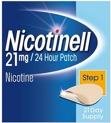 Nicotinell patch pour arrêter de fumer à la nicotine étape 1, 21 mg