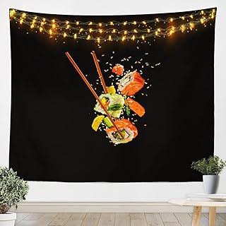 Feelyou sushi tenture murale enfants kawaii style sushi tapisserie style japonais couverture murale pour garçons chambre décor mignon japonais sushi noir mur art petit 51\"x59\". DIAYTAR COTE D'IVOIRE est une boutique en ligne généraliste qui propose plus de 300000 références de produits, faisant d'elle l'un des leaders du commerce en ligne en Cote d'Ivoire. Avec une large gamme de produits, cette boutique en ligne offre aux clients ivoiriens et internationaux l'opportunité de faire leurs achats en ligne de manière pratique et sécurisée. Elle est reconnue pour sa fiabilité et son engagement à offrir les meilleurs produits.