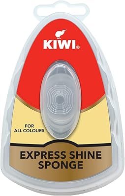Cirage à chaussures éponge instantané kiwi express shine, cuir ciré 5 ml