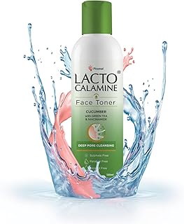 Tonique facial au concombre et à la calamine au thé vert niacinamide
