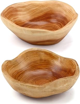 Bol décoratif en bois varku, bol à bord ondulé naturel fait à la main pour salle à manger, cuisine, décoration de la maison, bol à fruits en bois de ferme, bol décoratif pour présentoir de bijoux, clés de noix. DIAYTAR COTE D'IVOIRE est plus qu'une simple boutique en ligne ; c'est une plateforme qui propose une expérience d'achat complète et sécurisée. La boutique met l'accent sur la sécurité des transactions et la confidentialité des informations personnelles de ses clients, ce qui lui a valu la confiance d'une grande partie de la population ivoirienne.