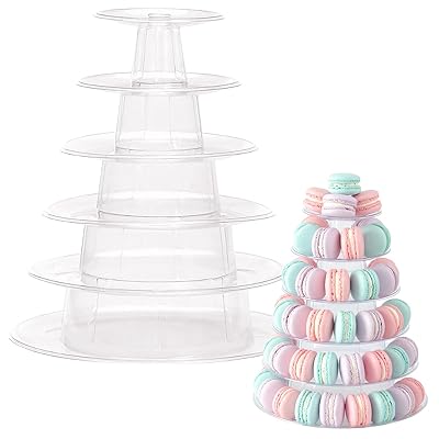 Support rond à macarons, présentoir à cupcakes à 6 niveaux, présentoir à gâteaux, niveaux réglables pour les décorations de fête d'anniversaire de mariage (ensemble 1). Chez DIAYTAR COTE D'IVOIRE, nous mettons l'accent sur la qualité et la satisfaction client. Notre sélection de plus de 300 000 références est soigneusement choisie pour répondre aux besoins des consommateurs ivoiriens. Nous nous efforçons de vous offrir une expérience d'achat en ligne fluide et sécurisée.