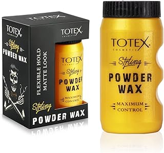 Poudre de cire coiffante totex - poudre de poussière volumineuse, tenue flexible