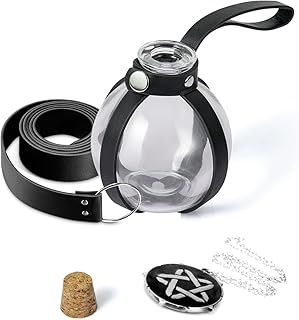 Bigenoa adulte hommes bouteille de potion magique sombre en liège accessoire de cosplay