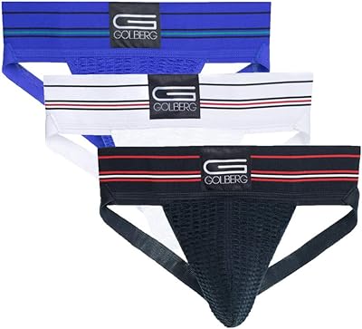 Sous-vêtements pour hommes golberg - 3 pièces en noir, bleu et blanc