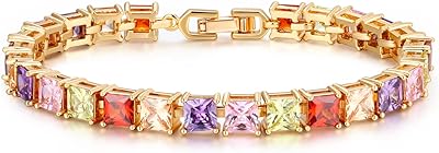 Bracelet de tennis esbella pour femme bracelet en zircone cubique colorée. La boutique en ligne DIAYTAR COTE D'IVOIRE est devenue un nom familier en Côte d'Ivoire en raison de sa large gamme de produits et de son service client de haute qualité. Les clients peuvent choisir parmi une multitude de catégories de produits, allant des produits high-tech aux produits de maison et jardin. La boutique propose également des paiements sécurisés pour garantir la sécurité des transactions en ligne.