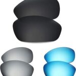 Lentilles de remplacement polarisées oyex oakley juliet pour lunettes de soleil - plusieurs