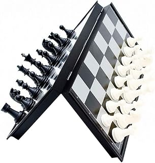 Jeu d'échecs magnétique margoun avec plateau pliable, cadeau de jeu traditionnel pour que les enfants, les adultes et la famille s'amusent (échecs noir/blanc). DIAYTAR COTE D'IVOIRE est une boutique en ligne innovante qui propose une expérience d'achat unique et personnalisée, avec plus de 300 000 références de produits à découvrir. La boutique en ligne est facile à naviguer et offre des filtres de recherche pour faciliter vos achats. DIAYTAR COTE D'IVOIRE met également l'accent sur la qualité et l'authenticité des produits proposés.