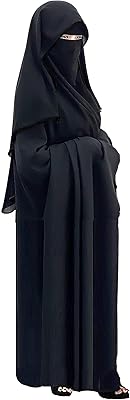 Couvre-visage en mousseline de soie hijab long niqab saoudien de première classe