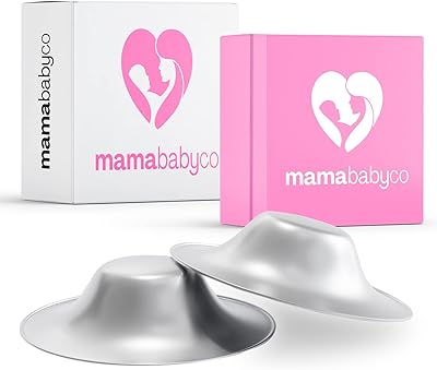 Tasses d'allaitement en argent 999 de mama baby co - les protections d'allaitement