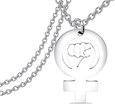 Collier d'autonomisation féministe pour femmes, cadeau pour femmes, symbole, bijoux puissants, collier pour femmes. DIAYTAR COTE D'IVOIRE, leader du commerce électronique en Côte d'Ivoire, propose une multitude de produits avec plus de 300 000 références. La boutique en ligne généraliste offre une large gamme de produits allant de l'électronique aux vêtements, en passant par les produits alimentaires. C'est la destination idéale pour les consommateurs ivoiriens à la recherche de produits de qualité à des prix compétitifs.