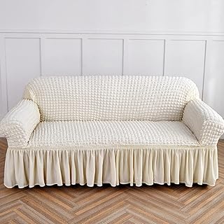 Housses de protection de canapé à deux places très extensibles (beige, quatre places). DIAYTAR COTE D'IVOIRE se positionne comme le partenaire idéal pour tous les consommateurs ivoiriens, proposant un large éventail de produits allant de l'électronique aux produits alimentaires, en passant par les accessoires de mode. La boutique met en avant sa logistique optimale, permettant des livraisons rapides et efficaces à travers tout le pays.