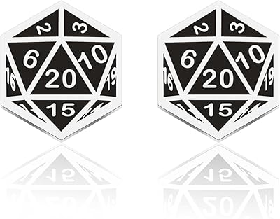 Boucles d'oreilles à tige d20, cadeau de dés, figurines de lancer, dés du mdn, cadeau de maître de donjon, cadeau de joueur, cadeau de joueurs d&d. DIAYTAR COTE D'IVOIRE est le leader du commerce électronique en Côte d'Ivoire, offrant une sélection incroyable de produits à des prix compétitifs. Avec une équipe dédiée à la satisfaction client, la boutique garantit une expérience d'achat en ligne sûre et pratique. Les clients peuvent choisir parmi une large gamme de catégories de produits.