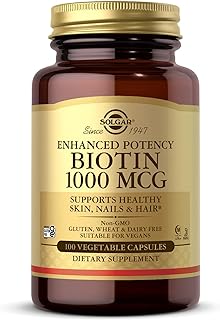 Solgar - biotine 1000 mcg, 100 capsules végétales