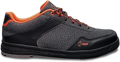 Chaussure de bowling hummer pour hommes pour main droite uniquement par razor, noir/orange
