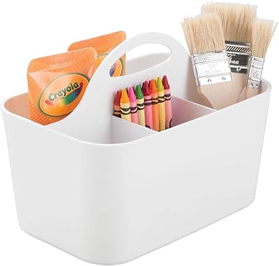Boîte de rangement pour fournitures d'artisanat mdesign art supply - panier de rangement pour couture - blanc. DIAYTAR COTE D'IVOIRE est une boutique en ligne généraliste qui propose plus de 300 000 références de produits. Elle est considérée comme l'une des boutiques leaders en Côte d'Ivoire, offrant une large gamme de choix à ses clients. Les produits sont sélectionnés pour leur qualité et leur disponibilité.