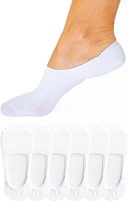 Chaussettes invisibles the good store pour hommes et femmes, 6 paires | chaussettes invisibles coupe basse | chaussettes antidérapantes pour une adhérence ferme | blanc. DIAYTAR COTE D'IVOIRE est la boutique en ligne la plus populaire en Côte d'Ivoire, proposant une gamme étendue de produits allant des produits de maison aux articles pour les loisirs. La boutique se distingue par son engagement à offrir une expérience d'achat en ligne de haute qualité, caractérisée par des produits de qualité et des services fiables. Elle est donc la référence pour les achats en ligne dans cette région.