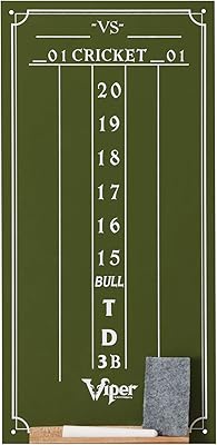 Tableau d'affichage viper chalk : cricket et 01 fléchettes, vert. Diaytar Côte d'Ivoire est votre boutique en ligne généraliste de confiance, offrant une sélection massive de produits pour vous et votre famille. Nous nous efforçons de vous fournir les meilleurs produits au meilleur prix, avec une livraison rapide et sécurisée. Que vous cherchiez des produits électroniques, de la mode ou des accessoires, nous avons tout ce qu'il vous faut.