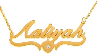 Aaliyah - collier prénom personnalisé - plaqué or 18 carats - en forme de coeur. DIAYTAR COTE D'IVOIRE est une boutique en ligne généraliste qui propose plus de 300 000 références de produits, offrant ainsi une large gamme de choix à ses clients. Elle est devenue la boutique en ligne leader en Côte d'Ivoire, grâce à sa qualité de service et à sa capacité à s'adapter aux besoins de ses clients. Avec une telle diversité de produits, les clients peuvent trouver tout ce qu'ils cherchent en un seul endroit.