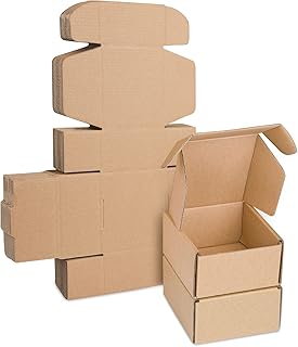 Boîtes d'expédition en carton ondulé, 100 x 100 x 53 mm, royal mail, boîtes d'emballage pour entreprises, stockage ou cadeaux (paquet de 25). DIAYTAR COTE D'IVOIRE, la boutique en ligne généraliste leader en Côte d'Ivoire, offre plus de 300 000 références pour répondre à tous vos besoins. Avec une sélection massive de produits, vous trouverez tout ce dont vous avez besoin dans un seul endroit. La qualité et la diversité des produits sont garanties.
