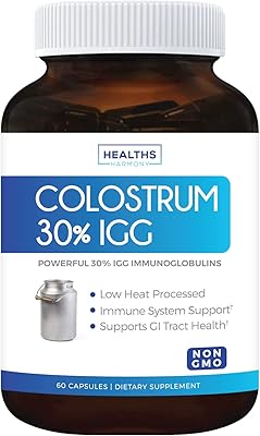 Complément alimentaire health harmony pour la santé intestinale et respiratoire, colostrum bovin